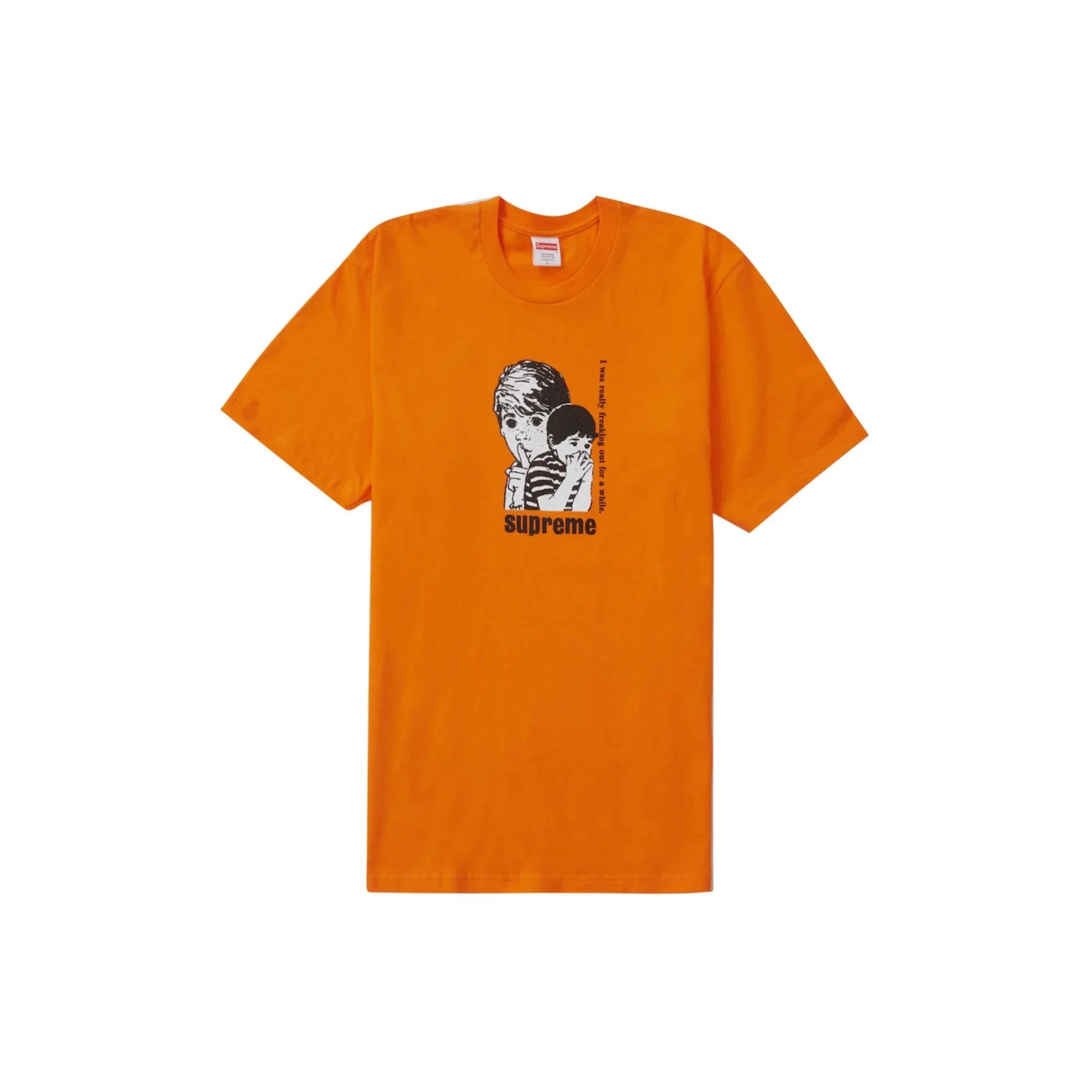 Supreme Freaking Out Tee Orange