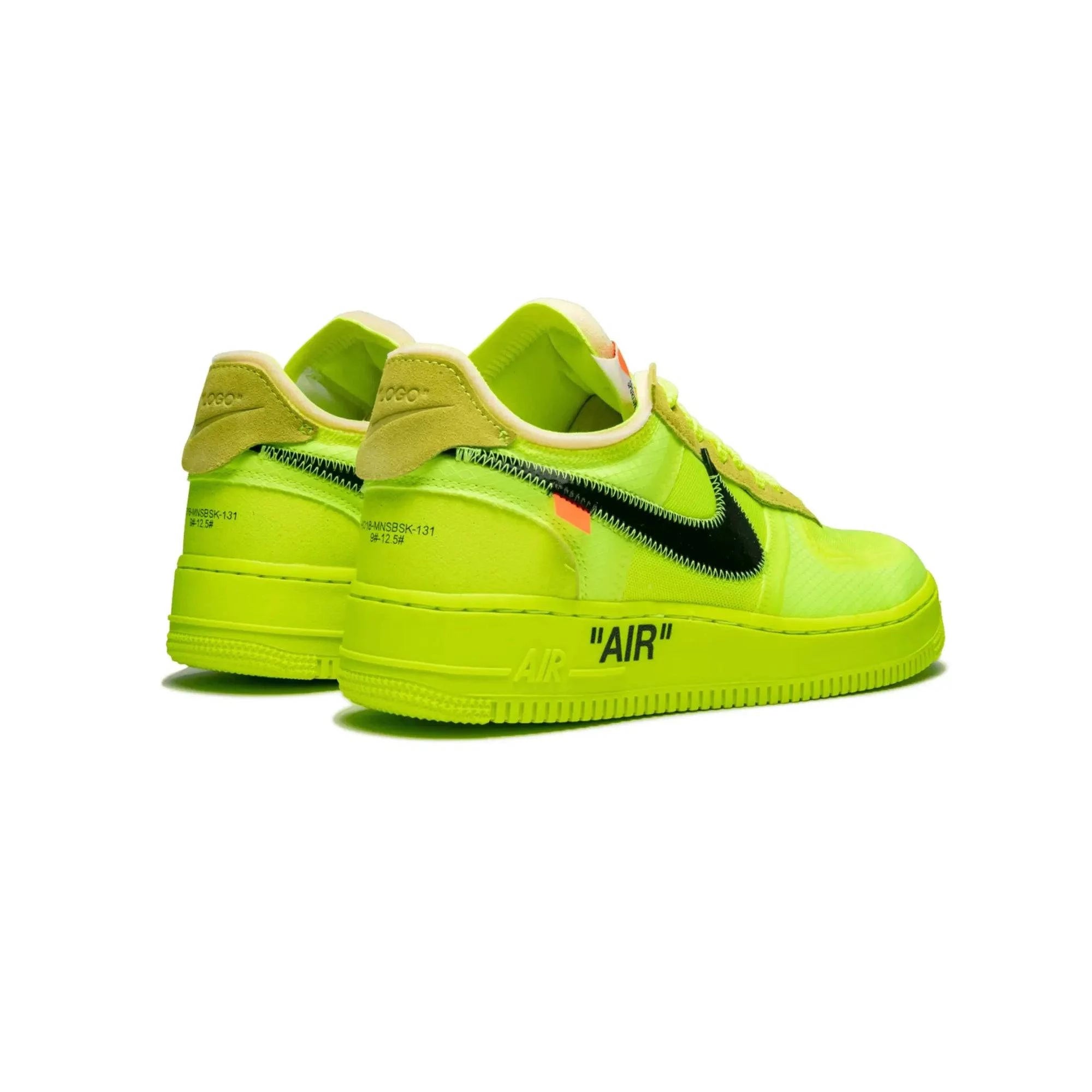 Neon yellow nike air force 1 sale