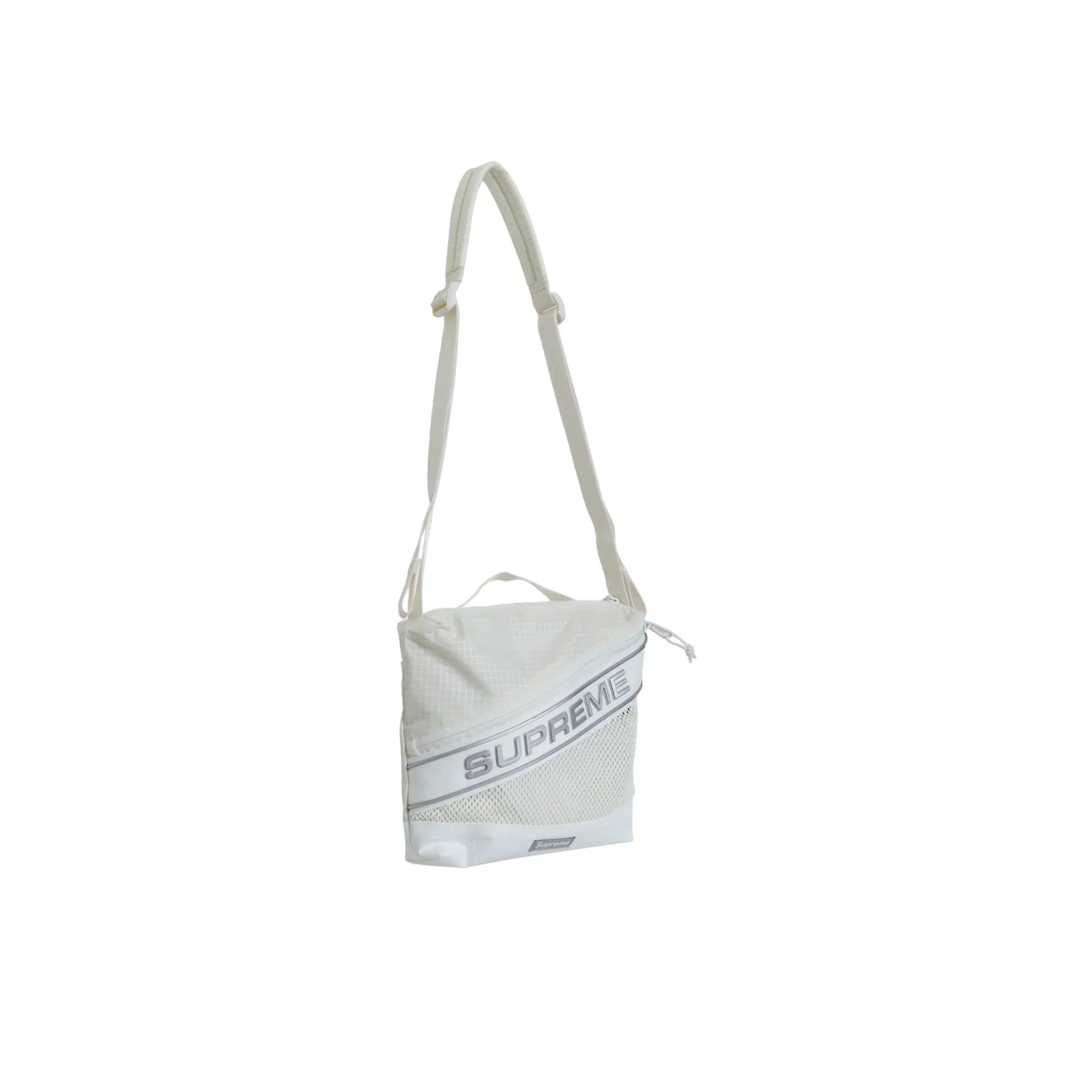 Supreme Logo Tote Bag White