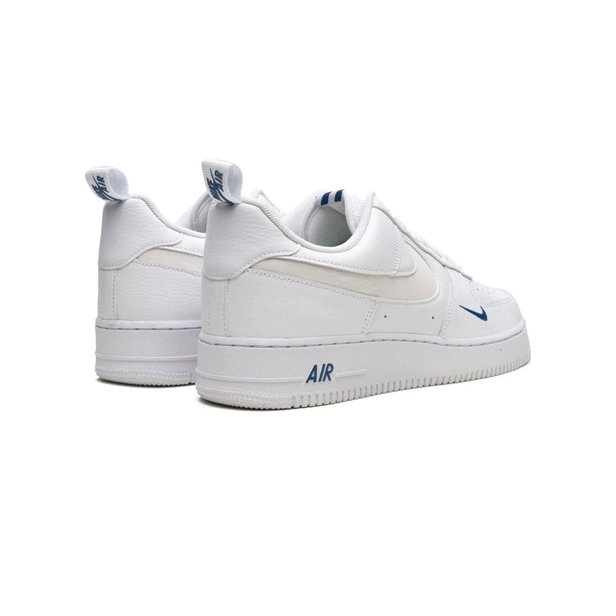 Nike Air Force 1 Low Reflective Swoosh White Blue - ABco