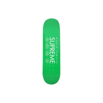 Supreme International Skateboard Deck Green - ABco