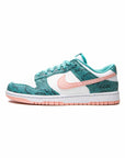 Nike Dunk Low Snakeskin Washed Teal Bleached Coral - ABco