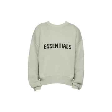 Fear of God Essentials SSENSE Exclusive Pullover Sweater Concrete - ABco