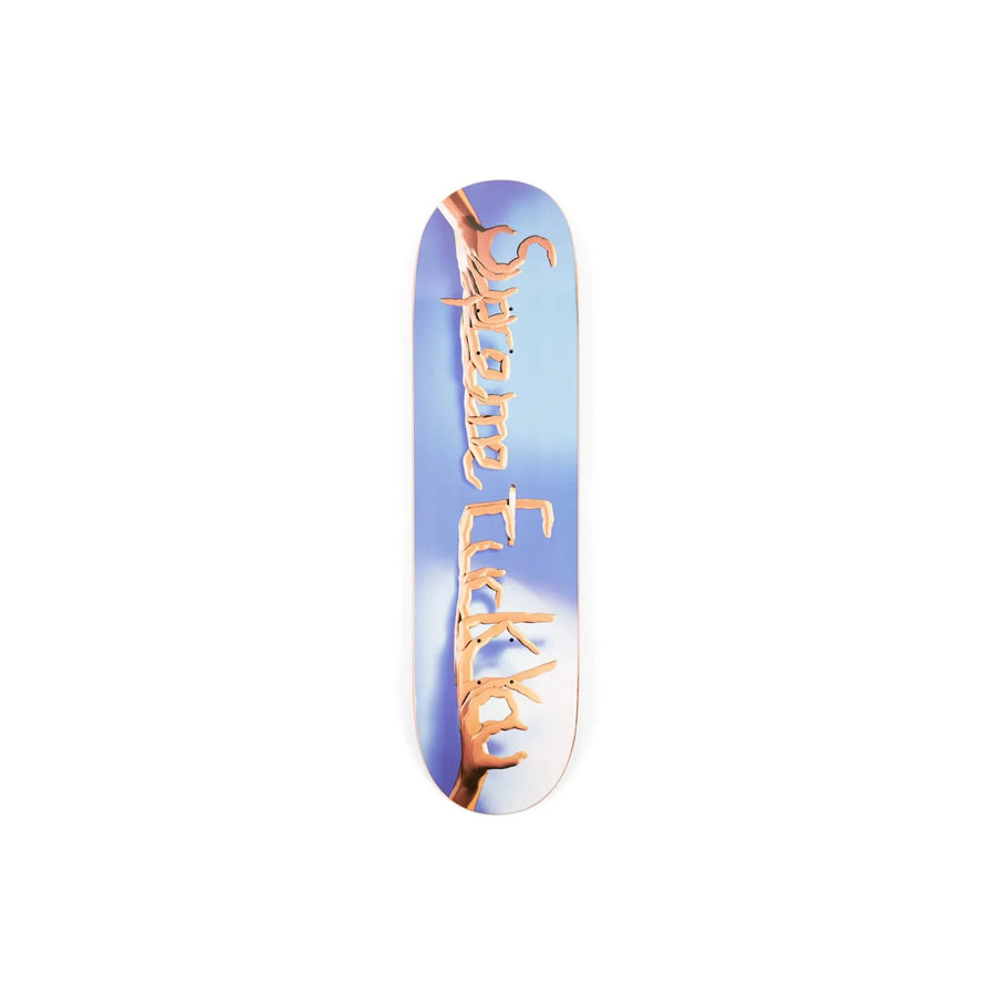 Supreme Fuck You Skateboard Skateboard Deck Blue - ABco