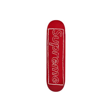 Supreme KAWS Chalk Logo Skateboard Deck Red - ABco