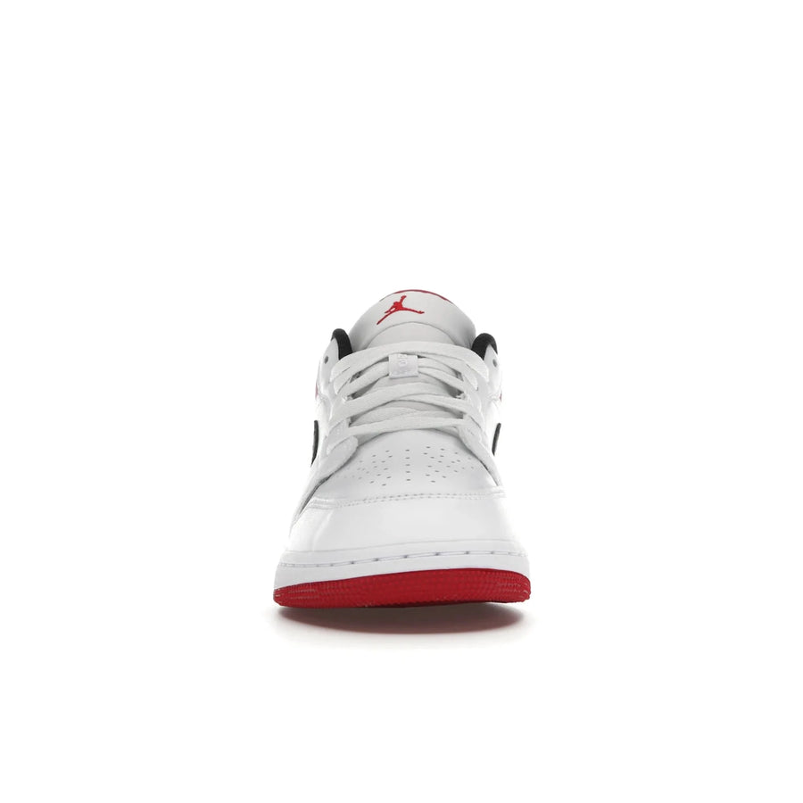 Jordan 1 Low White Gym Red (GS) - ABco