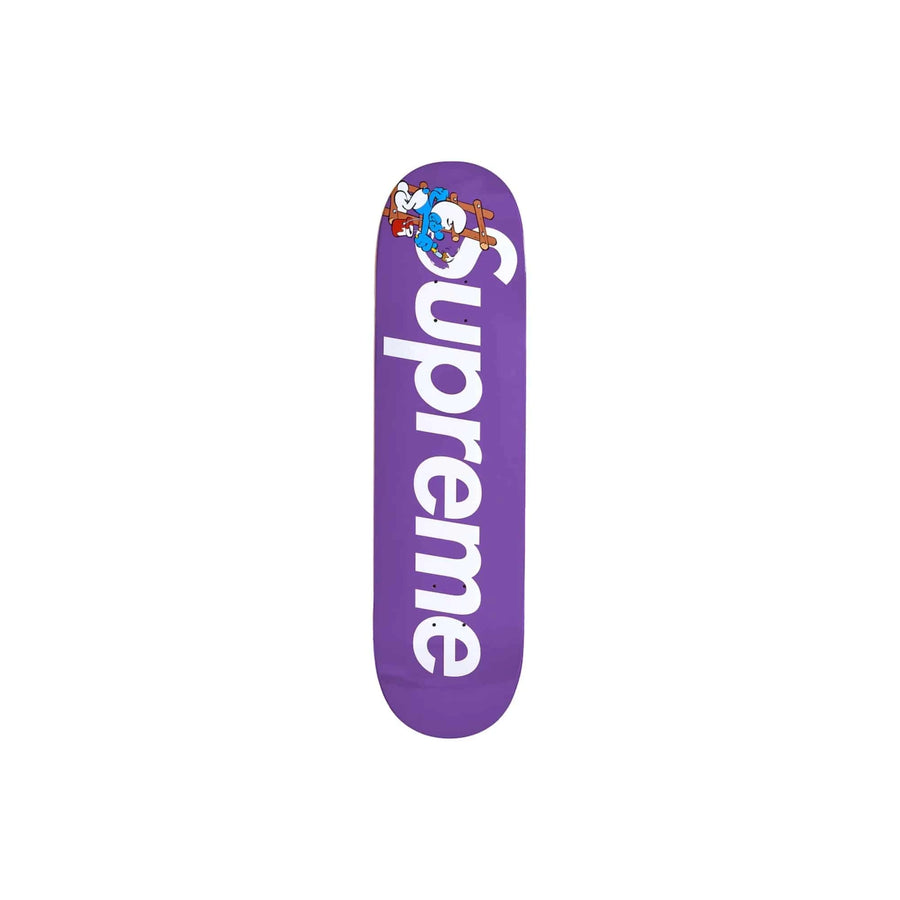 Supreme Smurfs Skateboard Purple