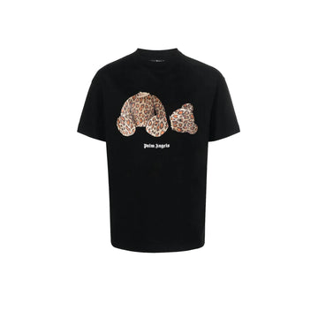 Palm Angels Leopard Bear Classic T-shirt Black/Multicolor