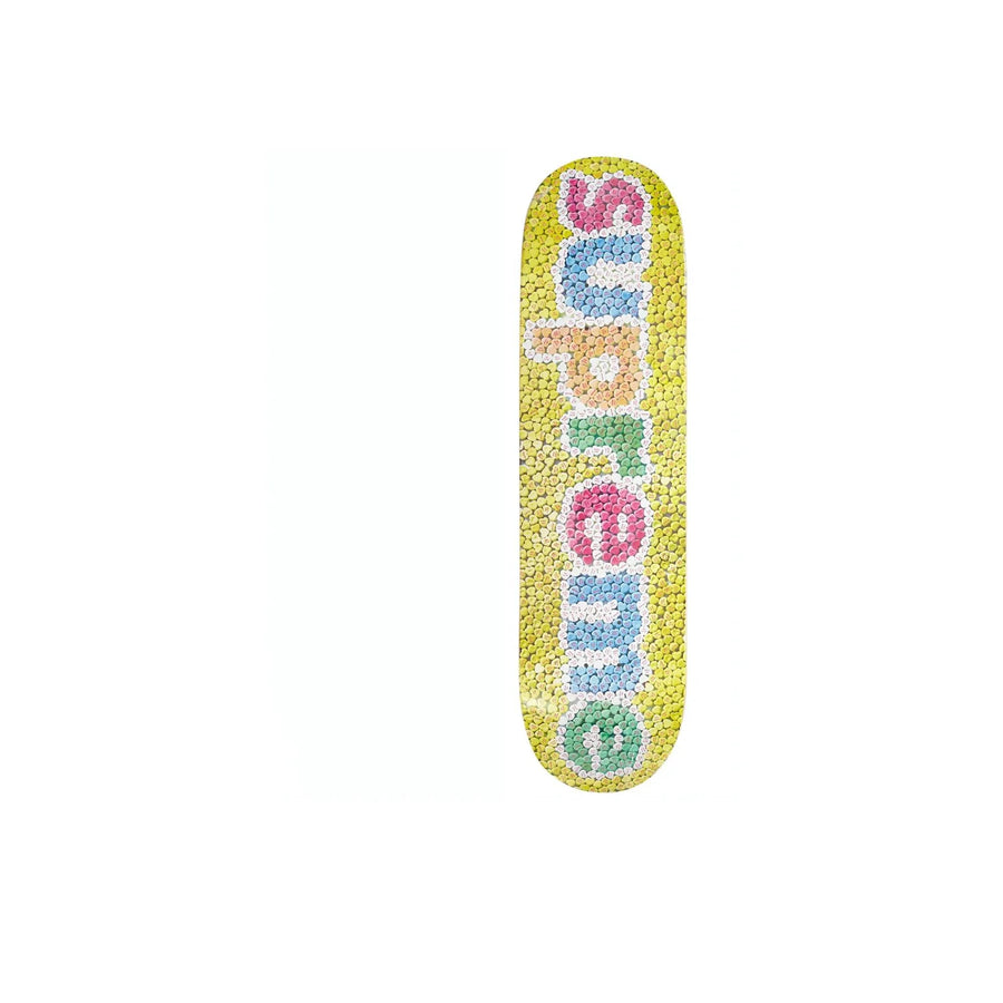 Supreme Candy Hearts Skateboard Deck Yellow - ABco