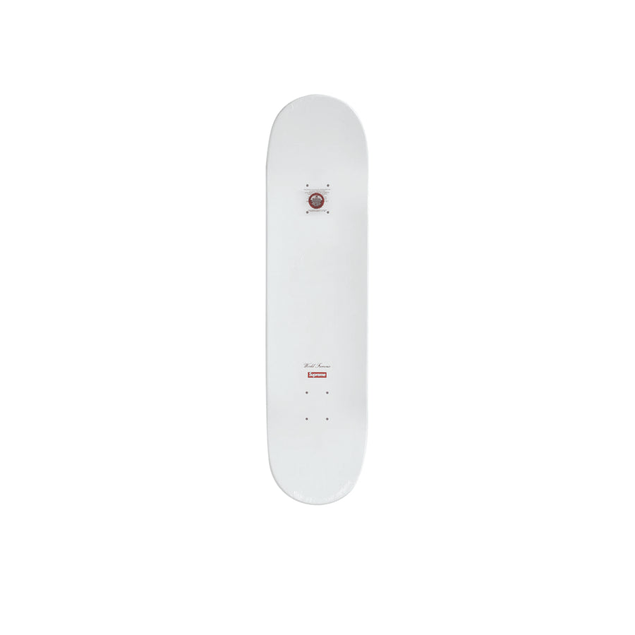 Supreme Tonal Box Logo Skateboard Deck White