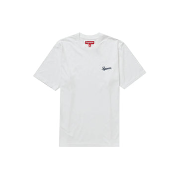 Supreme Washed Script S/S Top (FW23) White - ABco
